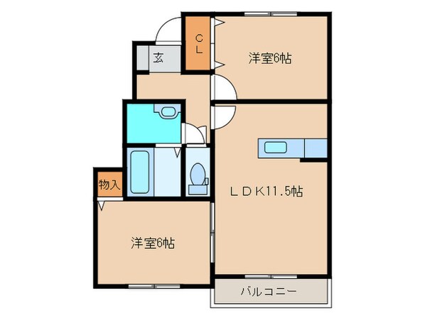 パーチェ・Sueの物件間取画像